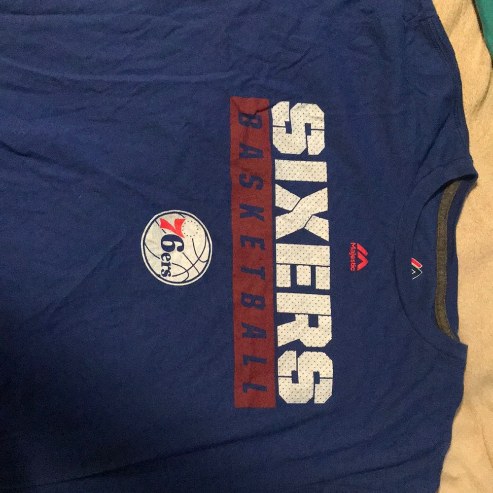Majestic 76ers basketball shirt